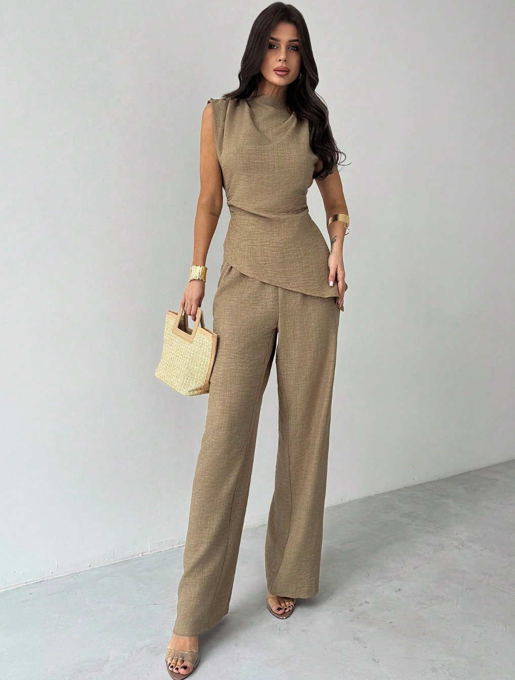 The Linen Precision Set - Modern Office. Timeless Texture. Effortless Edge.