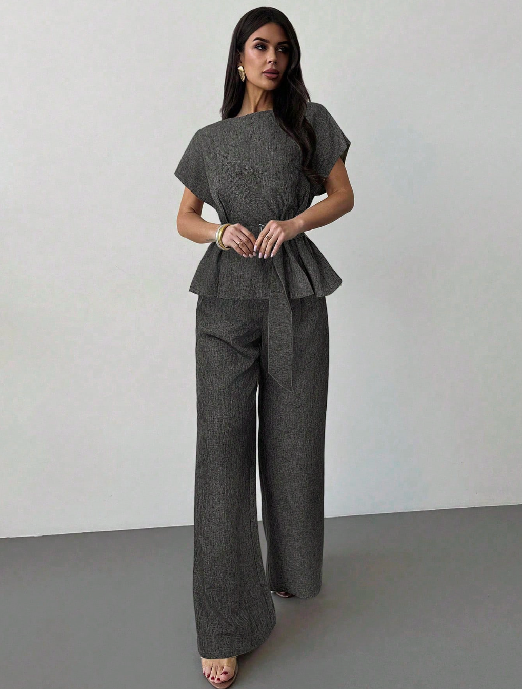 Apricot Linen Resort Set - Organic Texture. Artisanal Detail. Pure Serenity.